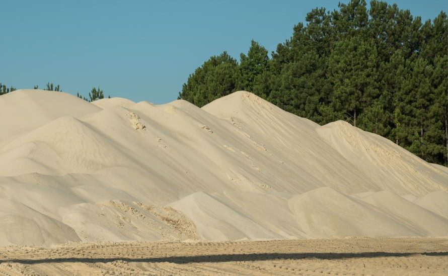 Industrial masonry and concrete sand by Arena Industrial in Louisiana